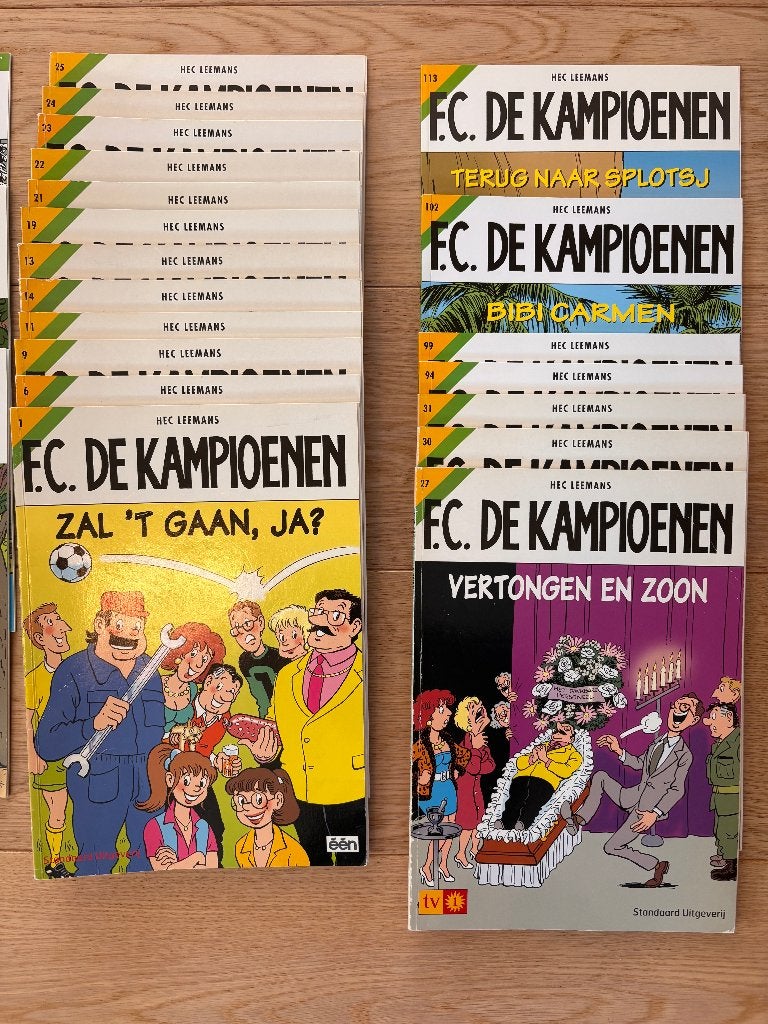 19 FC De Kampioenen + 3 Vertongen&Co slechts 27 eur voor 22!, Plusieurs BD, Enlèvement, Utilisé, Hec Leemans