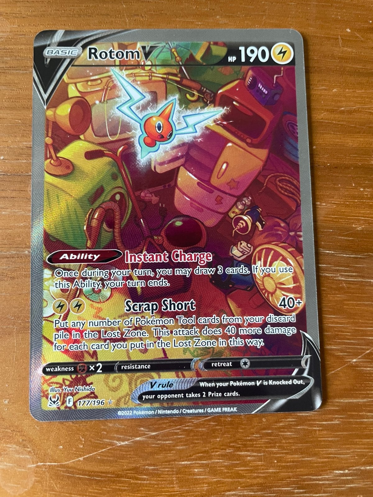 Rotom V Lost Origin pokemon kaart, Enlèvement ou Envoi, Neuf, Cartes en vrac, Foil