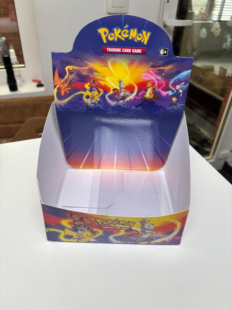 Pokemon TCG display box lege doos tin box, Ophalen of Verzenden, Gebruikt
