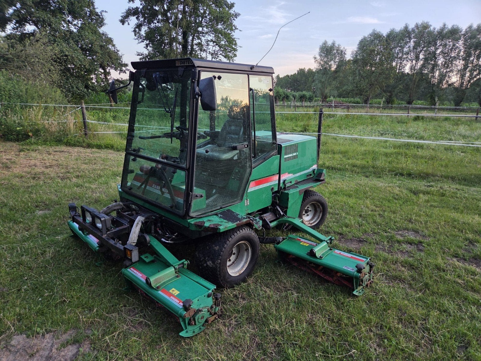 Ransomes kooimaaier, Tuin en Terras, Ophalen
