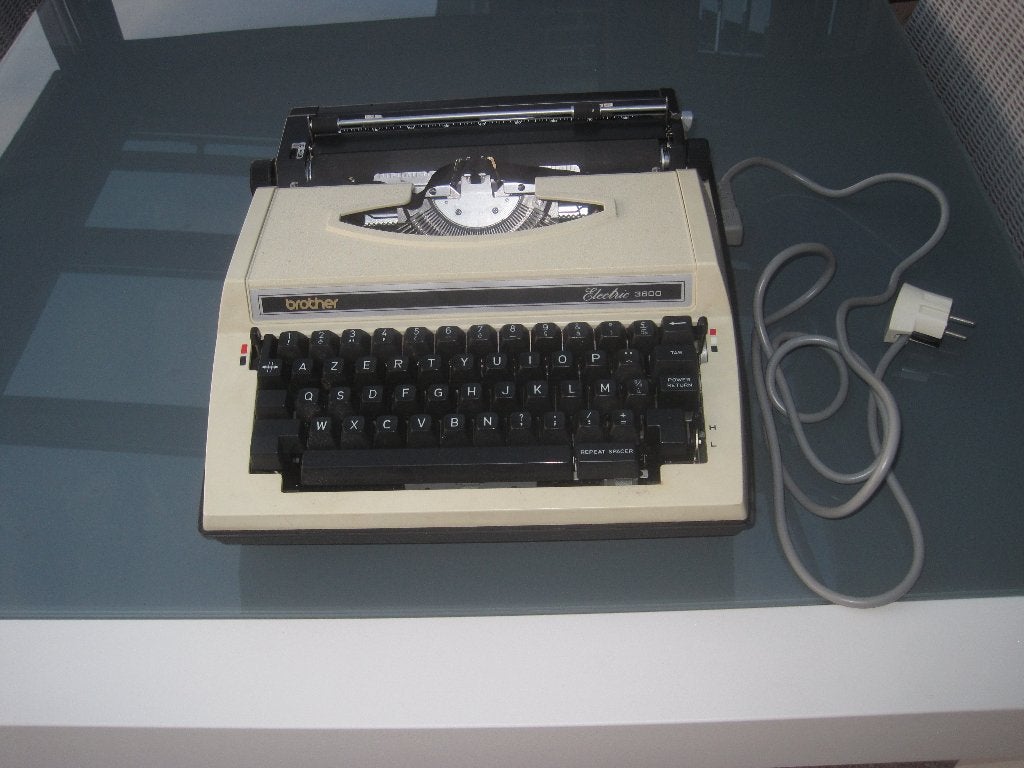 Typemachine 'brother', Diversen, Typemachines, Ophalen, Gebruikt