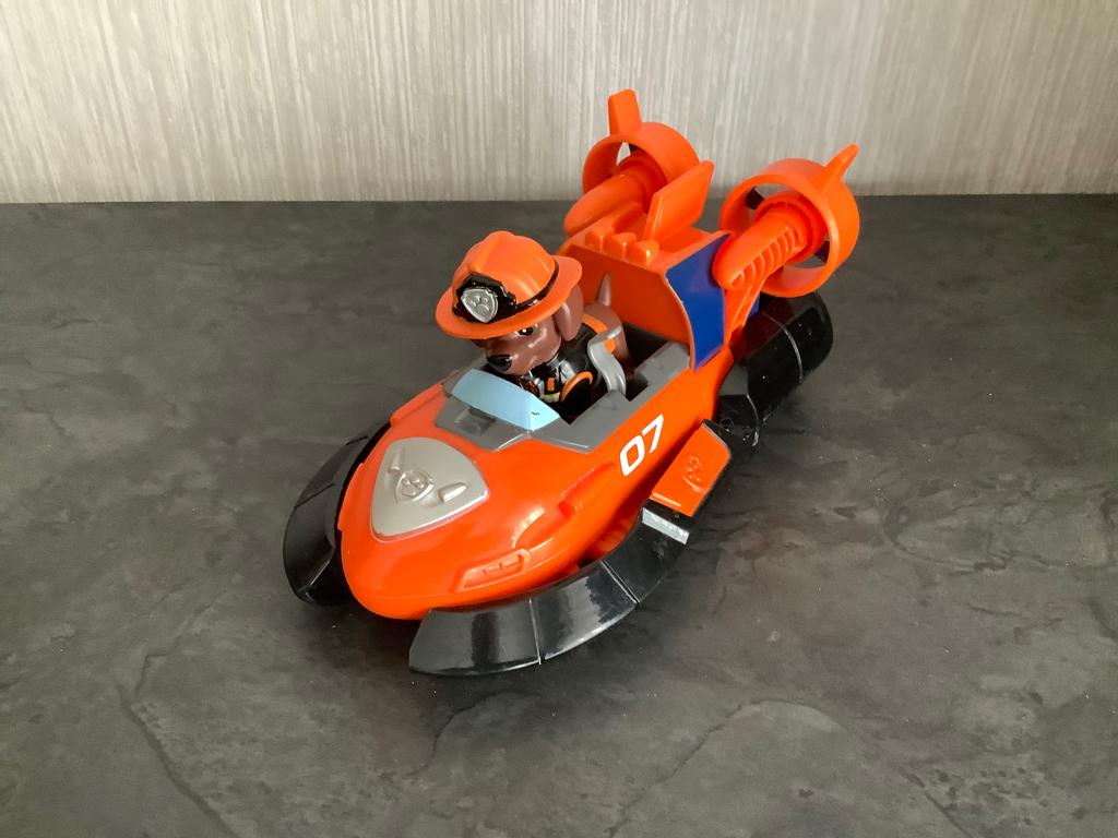 Paw Patrol Zuma deluxe hovercraft (9x18 cm), Kinderen en Baby's, Speelgoed | Actiefiguren, Ophalen of Verzenden, Zo goed als nieuw
