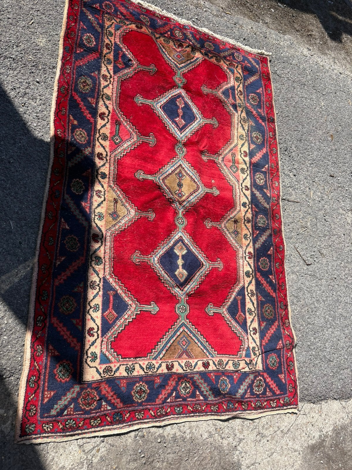 Perzische iran tapijt, Ophalen