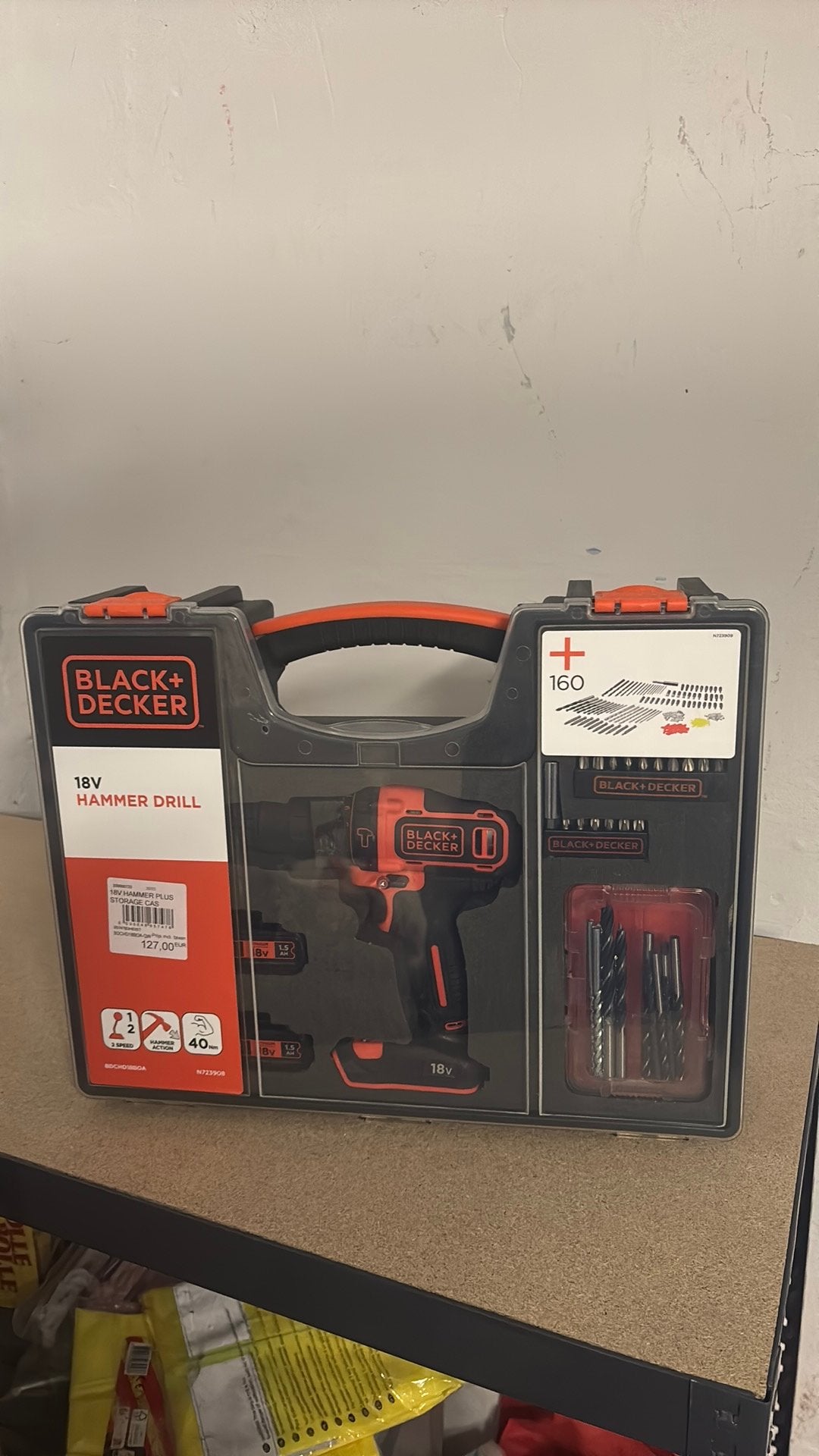 Hammer drill black & decker, Doe-het-zelf en Bouw, Ophalen, Zo goed als nieuw