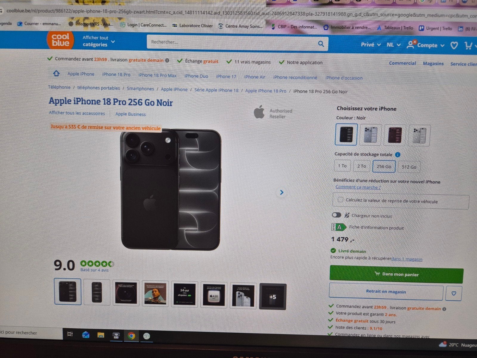 iPhone 18 pro, Enlèvement ou Envoi