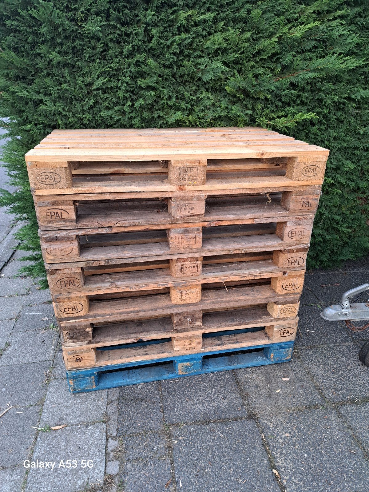 Europaletten 8stuks goede staat, Enlèvement, Utilisé, Palette