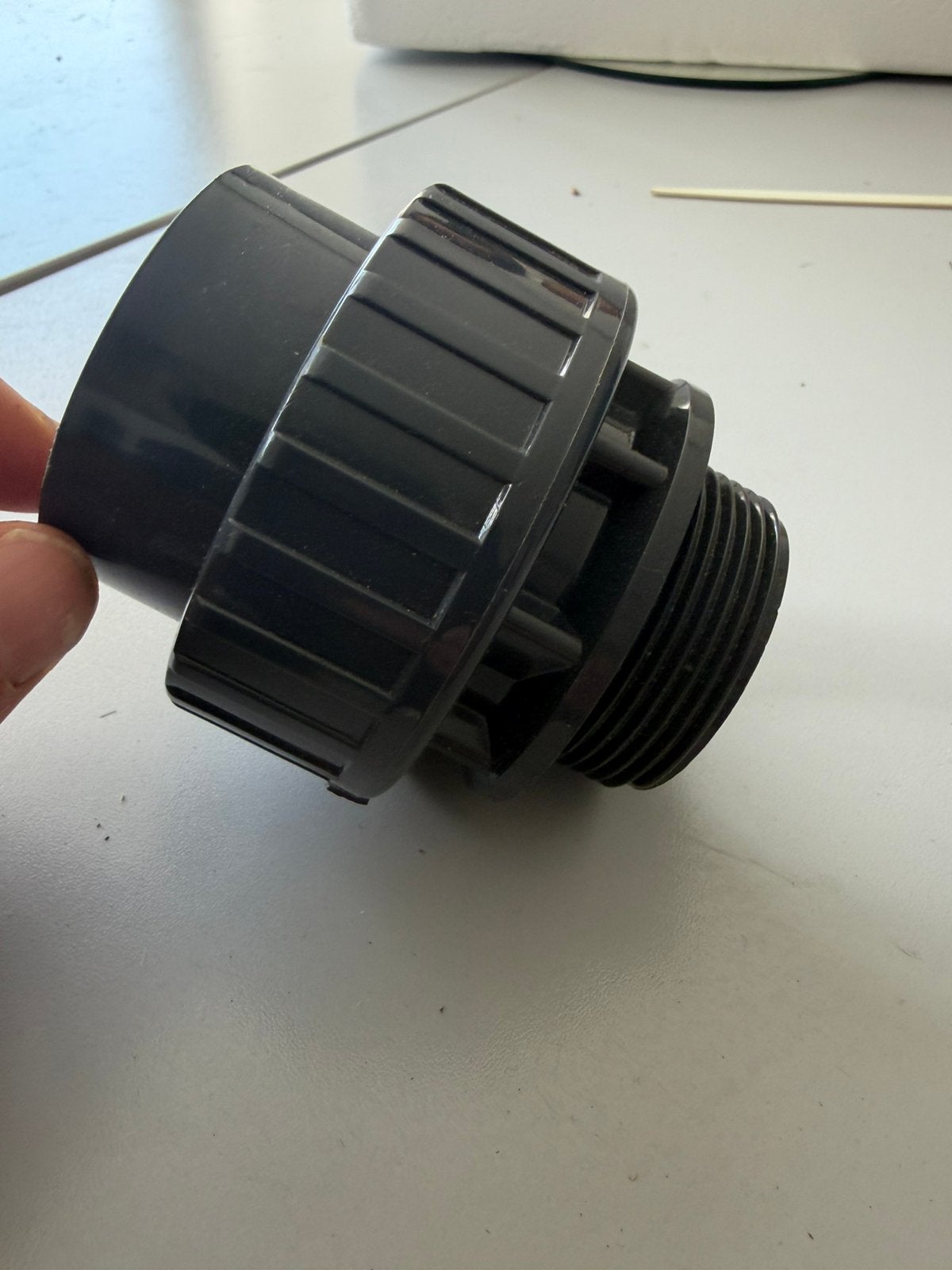 Pvc snelkoppelingen voor pomp of zandfilter, Enlèvement