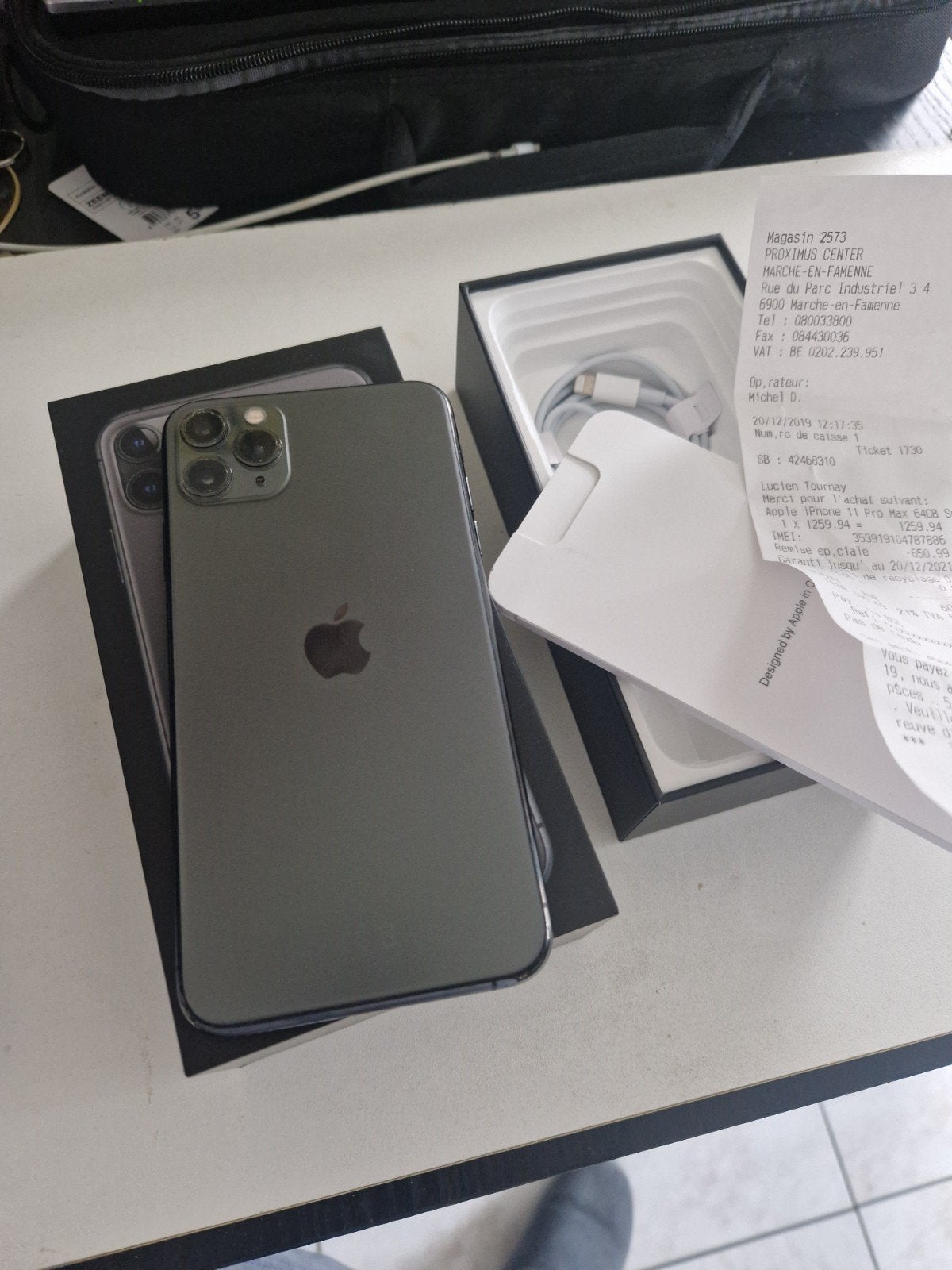 iPhone 11 pro max, Télécoms, Téléphonie mobile | Apple iPhone, IPhone 11 Pro Max, Comme neuf, Enlèvement, 64 GB