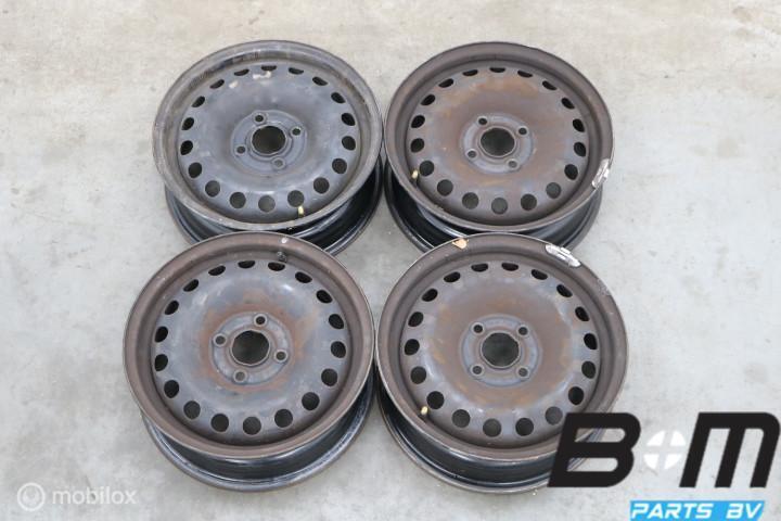 Org 14 inch stalen velgen VW Up! 1S0601027G, Auto-onderdelen, Banden en Velgen, Gebruikt, Velg(en)