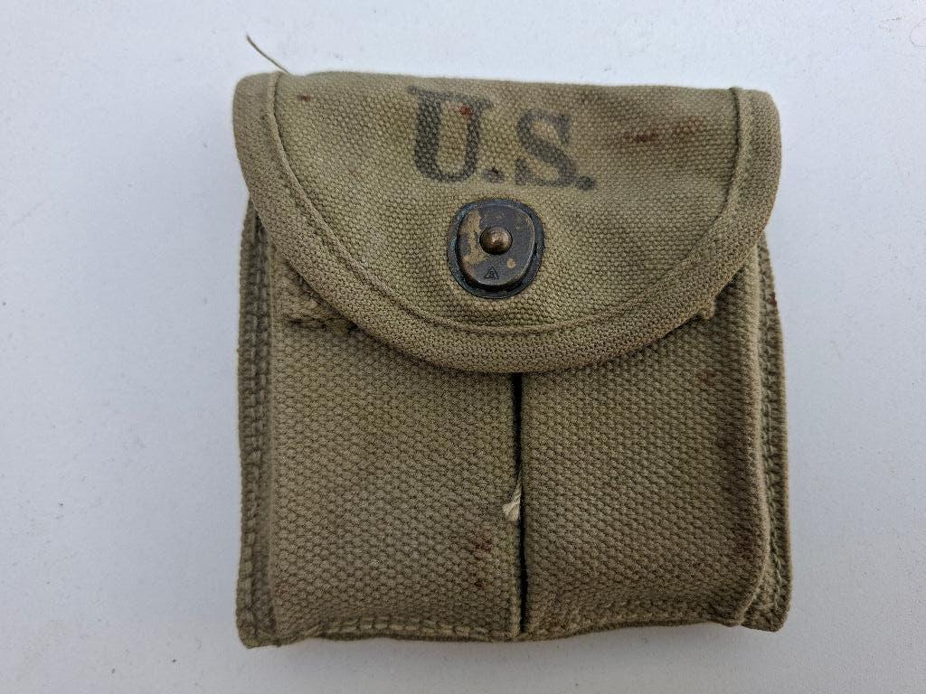 US M1 Carbine ladertas Froehlich 1943, Ophalen of Verzenden, Landmacht, Overige typen