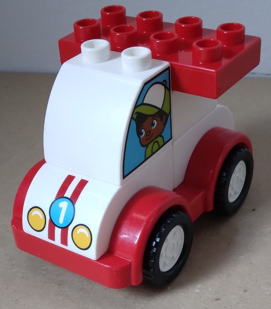 My First Race Car - Duplo #10860 (2018), Ophalen, Gebruikt, Compleet, Duplo