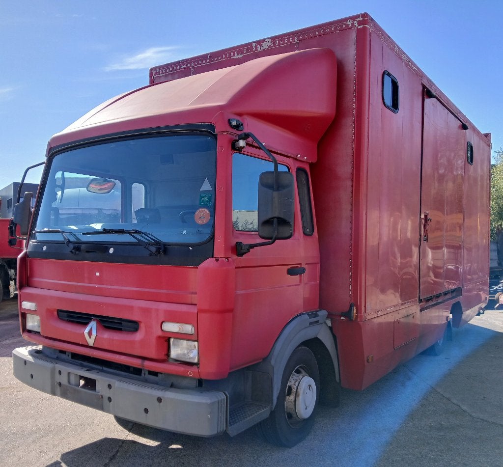 Renault S150 paardenvrachtwagen 5 paarden + zadelkamer (5), Achat, Entreprise, Diesel, Renault