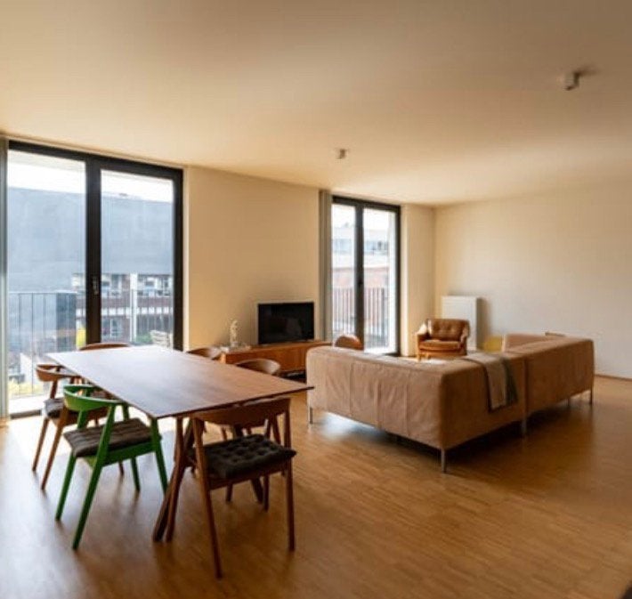 STOCKHOLM - Tafel + 6 Stoelen - Ikea, 200 cm ou plus, Cinq personnes ou plus, 50 à 100 cm, Comme neuf