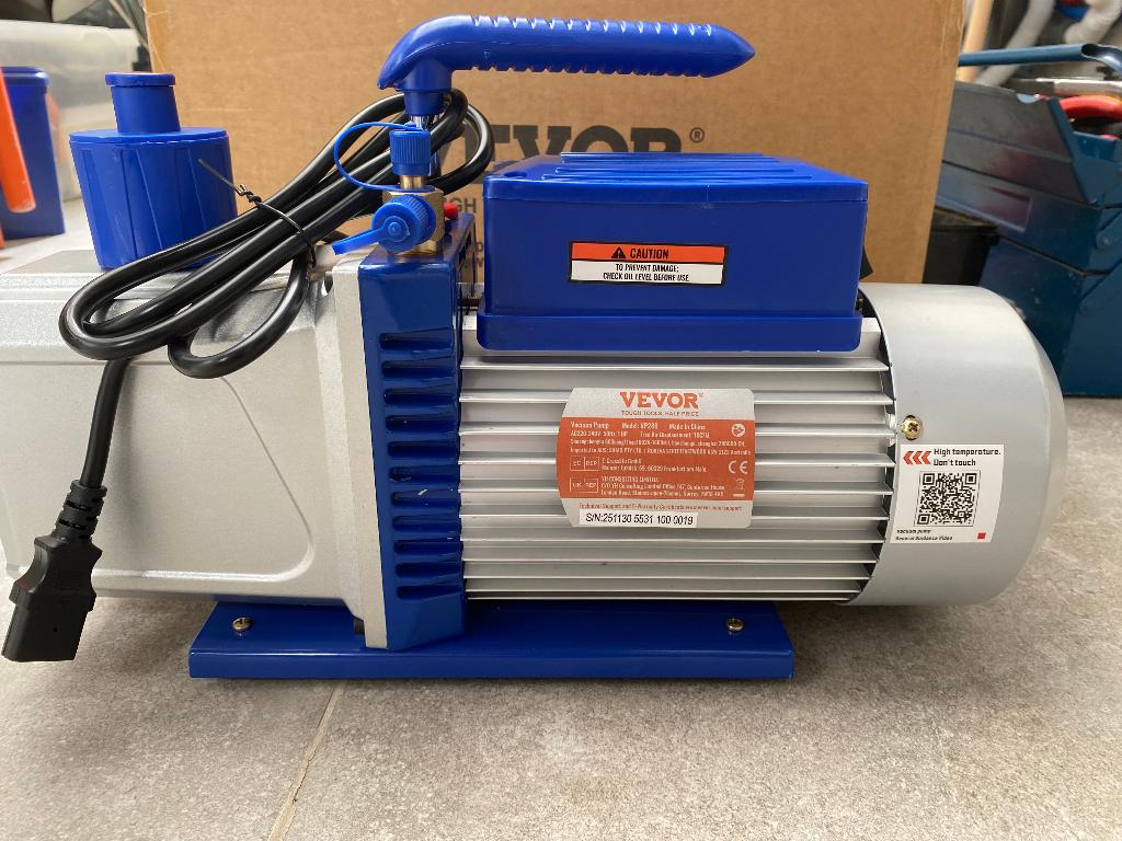 VEVOR vacuümpomp 10 CFM 2 traps airconditioning, Elektronische apparatuur, Airco's, Ophalen, Nieuw, Koelen en Ontvochtigen