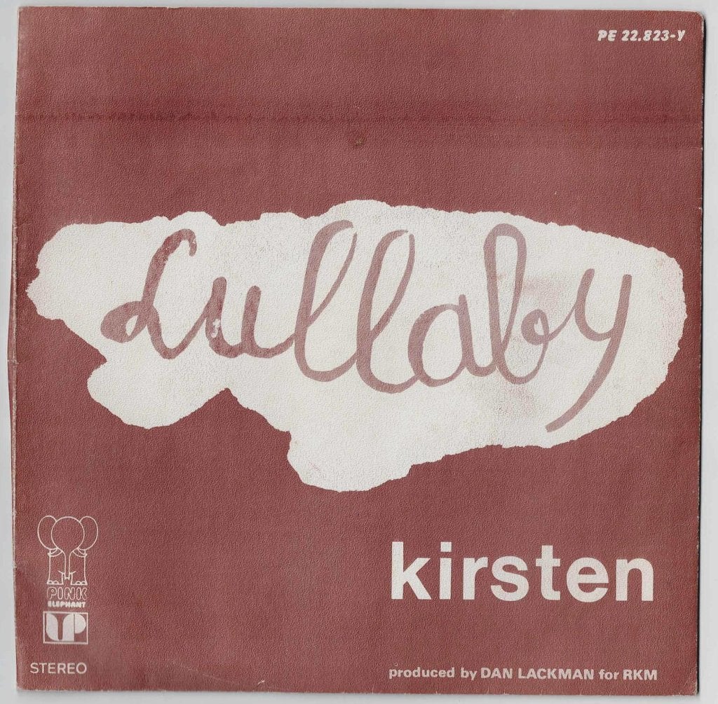 Kirsten (Dan Lacksman) - Lullaby - Lullaby instrumental, CD & DVD, 7 inch, Comme neuf, Autres types, R&B et Soul