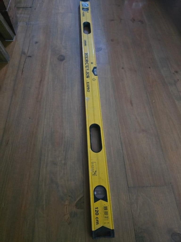 niveau 120 cm, Bricolage & Construction, Instruments de mesure, Enlèvement, Utilisé, Accessoires
