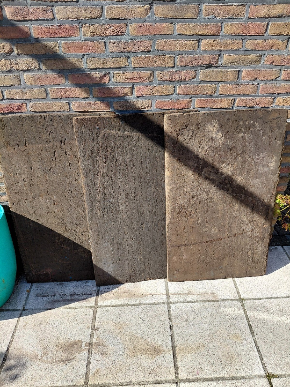 3 Dikke multiplex platen. 3 cm dik. Onderlegplaten, oprij-st, Ophalen, Multiplex