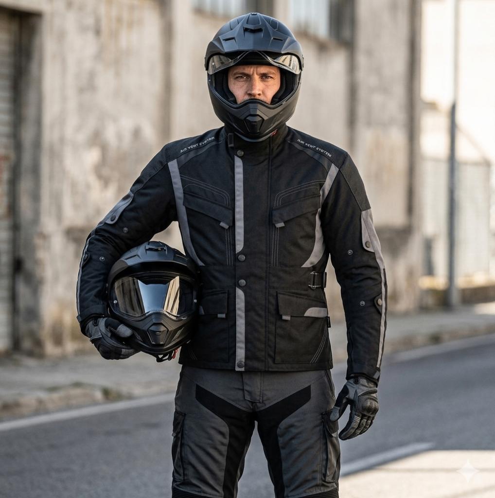 cordura textiele motorjas CE protectoren nieuw:, Verzenden, Nieuw met kaartje, Kinderen, Jas | textiel