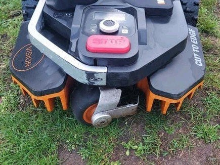 robotmaaier 1200m², Worx zonder draad, cut to edge, Tuin en Terras, Ophalen of Verzenden, Zo goed als nieuw, Landroid Worx, Met regensensor