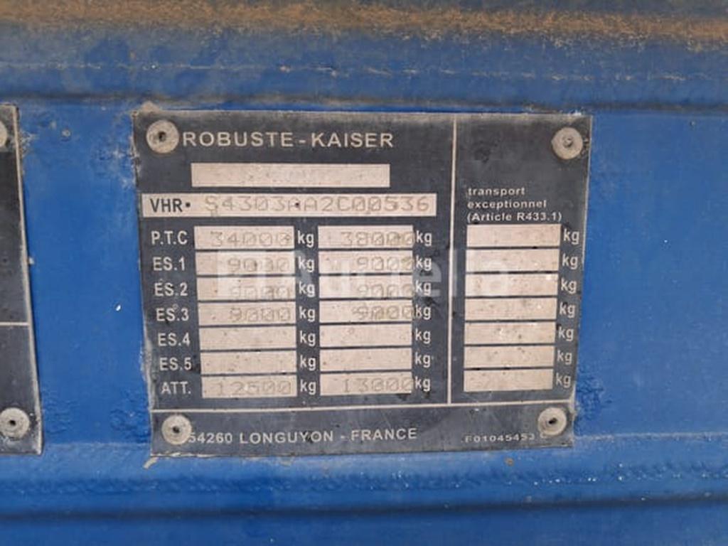 Kaiser S430 oplegger kantelwagen, Overige brandstoffen, Bedrijf, Aanhangers en Opleggers, Te koop