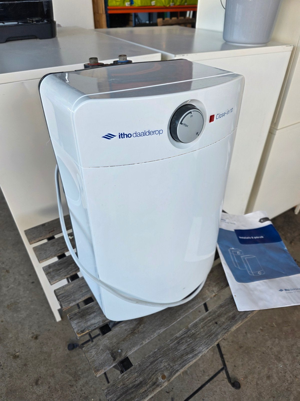 Warmwater boiler, Doe-het-zelf en Bouw, Chauffageketels en Boilers, Ophalen, Gebruikt, Boiler, Minder dan 20 liter
