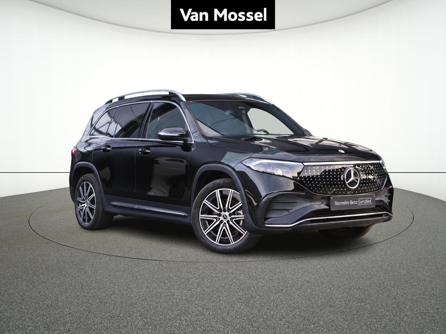 Mercedes-Benz EQB 250+ Star Edition + PANO + TREKHAAK + CARP, Auto's, Dealer onderhouden, Stof, Gebruikt, Zwart