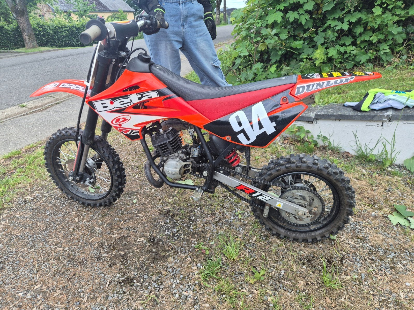 Moto 50cc automatique, Ophalen