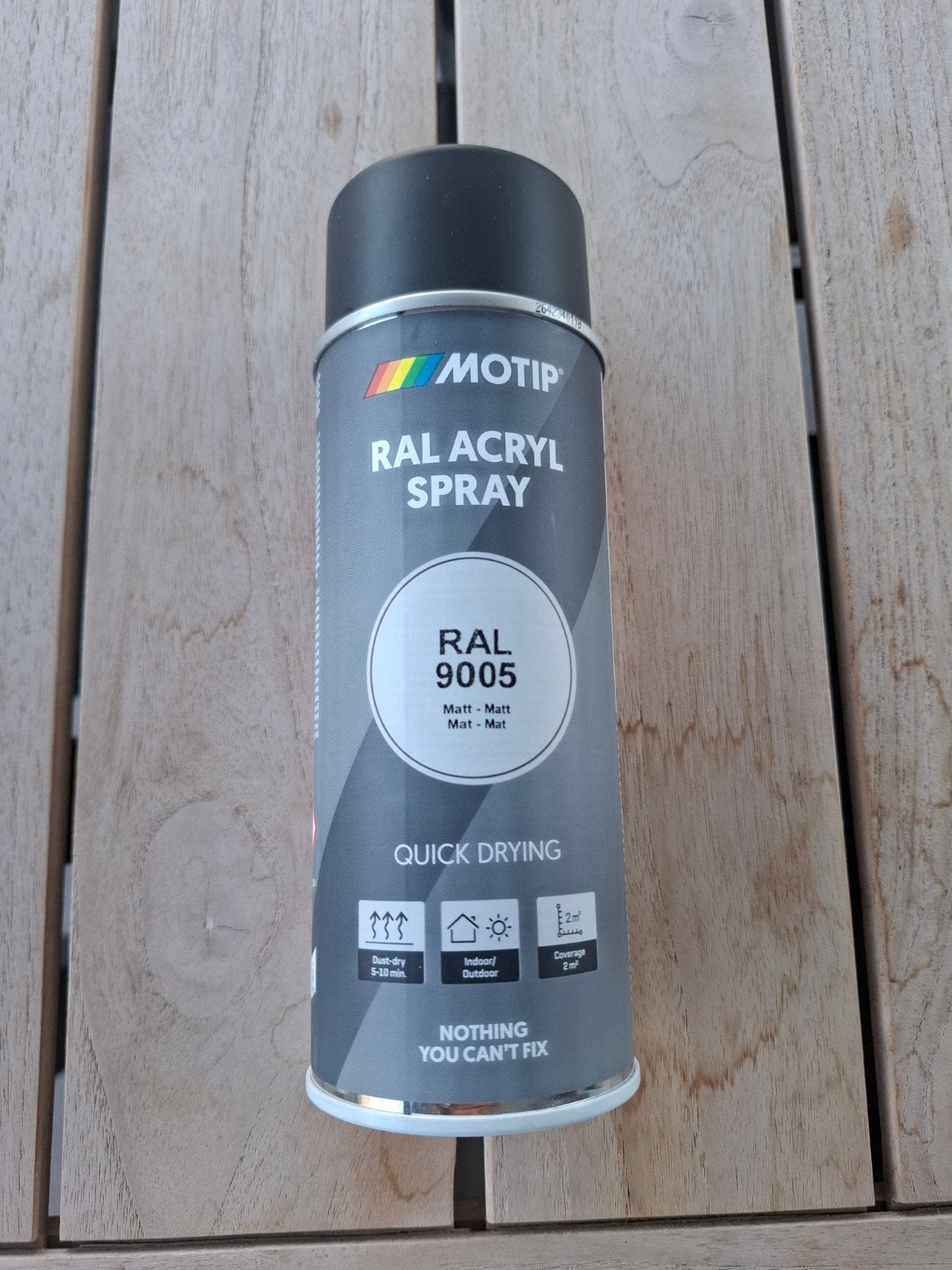 zwart mat verf nieuw, Ophalen