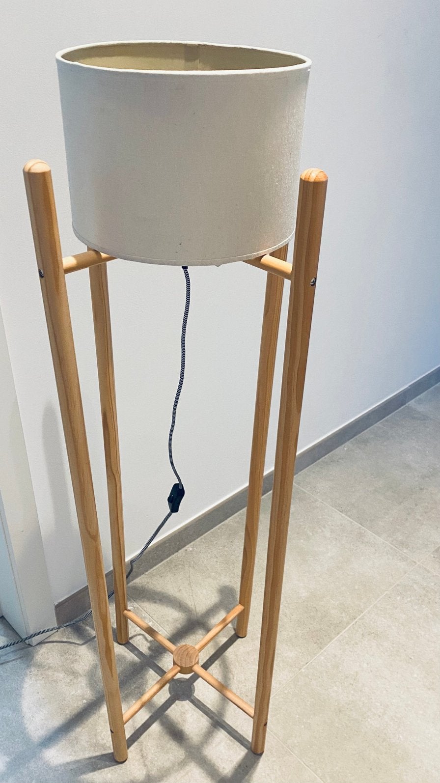 Staanlamp design, Huis en Inrichting, Lampen | Vloerlampen, Ophalen, Gebruikt