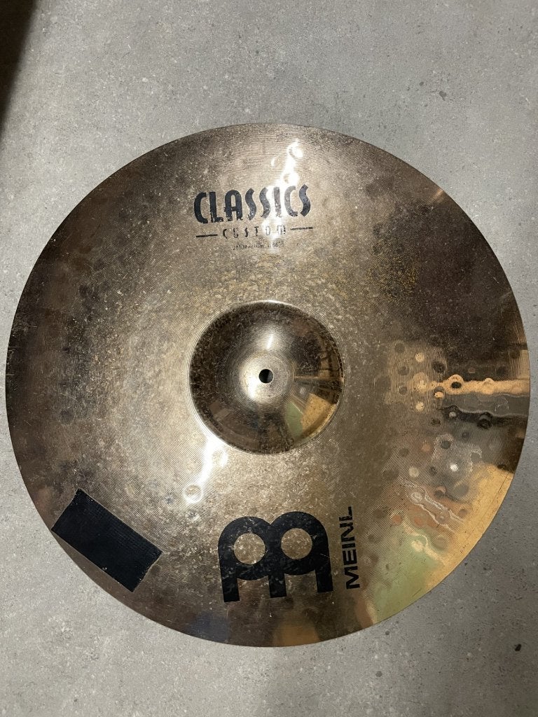 Meinl 20'' ride cymbaal, Musique & Instruments, Enlèvement, Utilisé, Autres marques