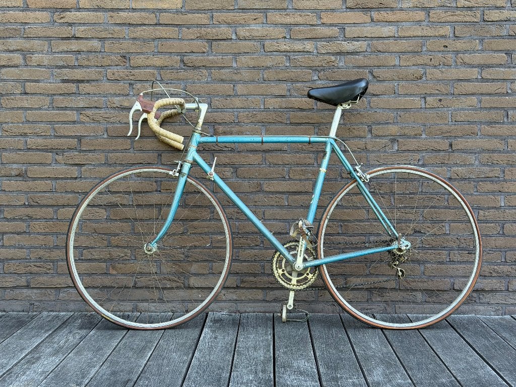 Vintage koersfiets A. Van Loock Berchem, Fietsen en Brommers, Fietsen | Racefietsen, Gebruikt, 26 inch, 53 tot 57 cm, Ophalen