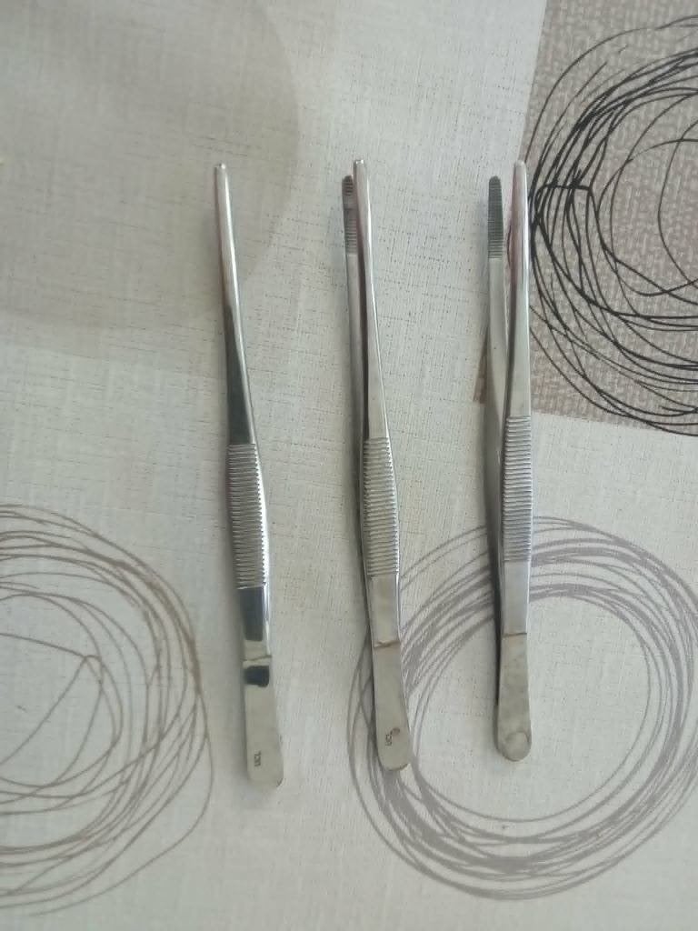 Lot de 3 grandes pinces à épiler, Bijoux, Sacs & Beauté, Enlèvement ou Envoi, Neuf