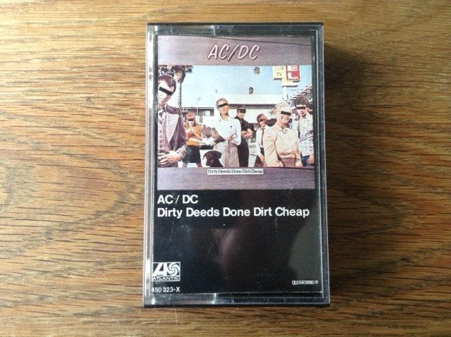 muziekcassette ac/dc, Ophalen of Verzenden, Rock en Metal, 1 bandje, Origineel