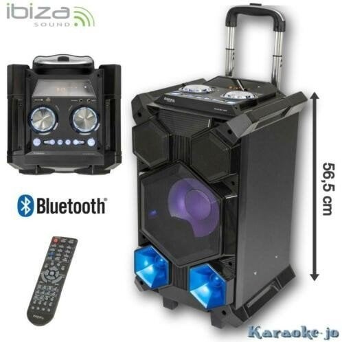 IBIZA SPLBOX350-PORT All-in-1 geluid-systeem 350 Watt, TV, Hi-fi & Vidéo, Télécommande, Enlèvement ou Envoi, Neuf, Autres types
