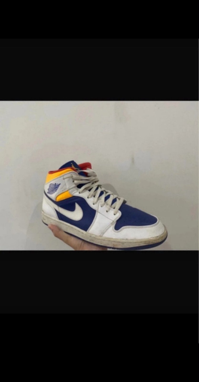 air jordan mid, Vêtements | Hommes, Chaussures, Chaussures à lacets, Enlèvement, Porté, Blanc