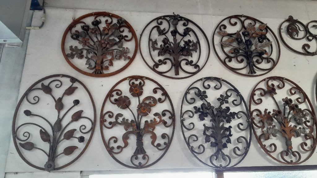 smeedijzer bloem decoratie ornamenten, Ophalen