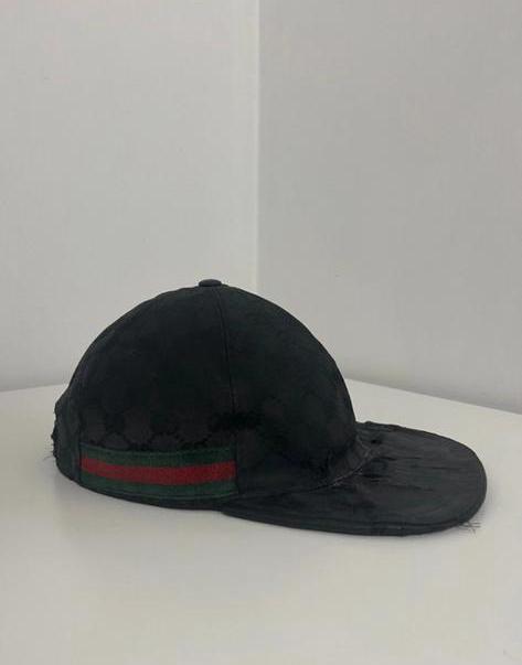 Gucci GG Monogram Cap (2003), Ophalen of Verzenden, Gedragen, 57 cm (M, 7⅛ inch) of minder, Pet