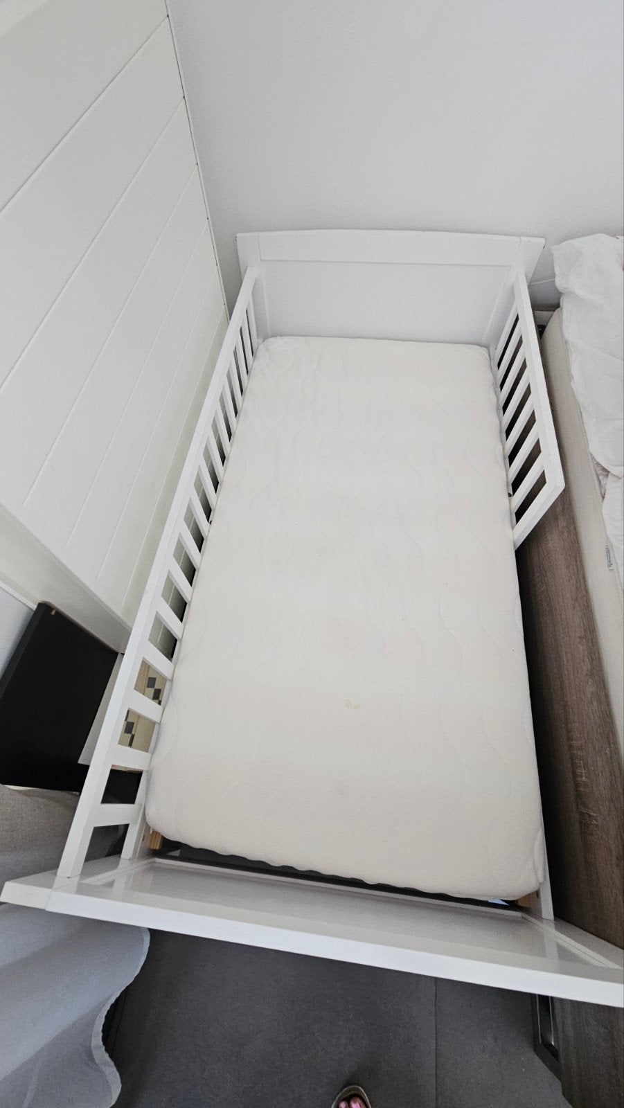 Lit pour bambin/tout-petit 140/70 + draps et couverture., Enfants & Bébés, Chambre d'enfant | Lits, Enlèvement ou Envoi