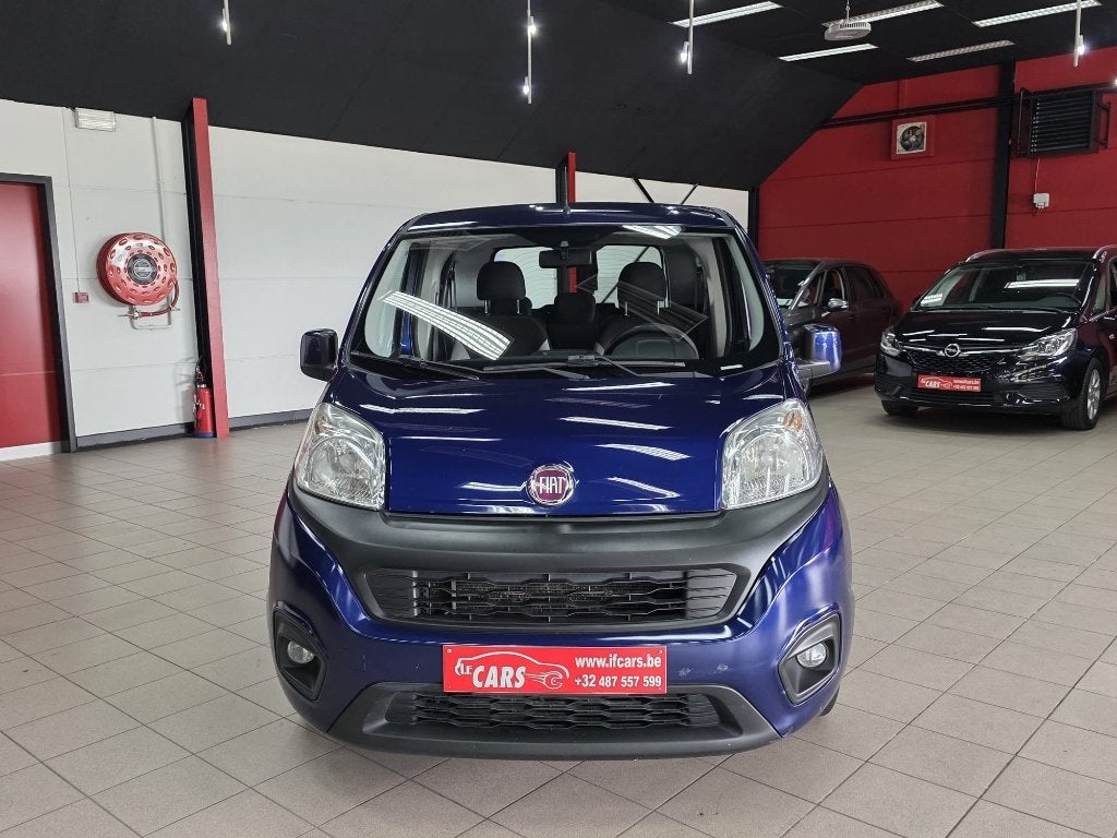 Qubo 1.3 Multijet Lounge**AIRCO**CRUISE-CONTROLE**, Auto's, Fiat, Voorwielaandrijving, Stof, Euro 6, Blauw