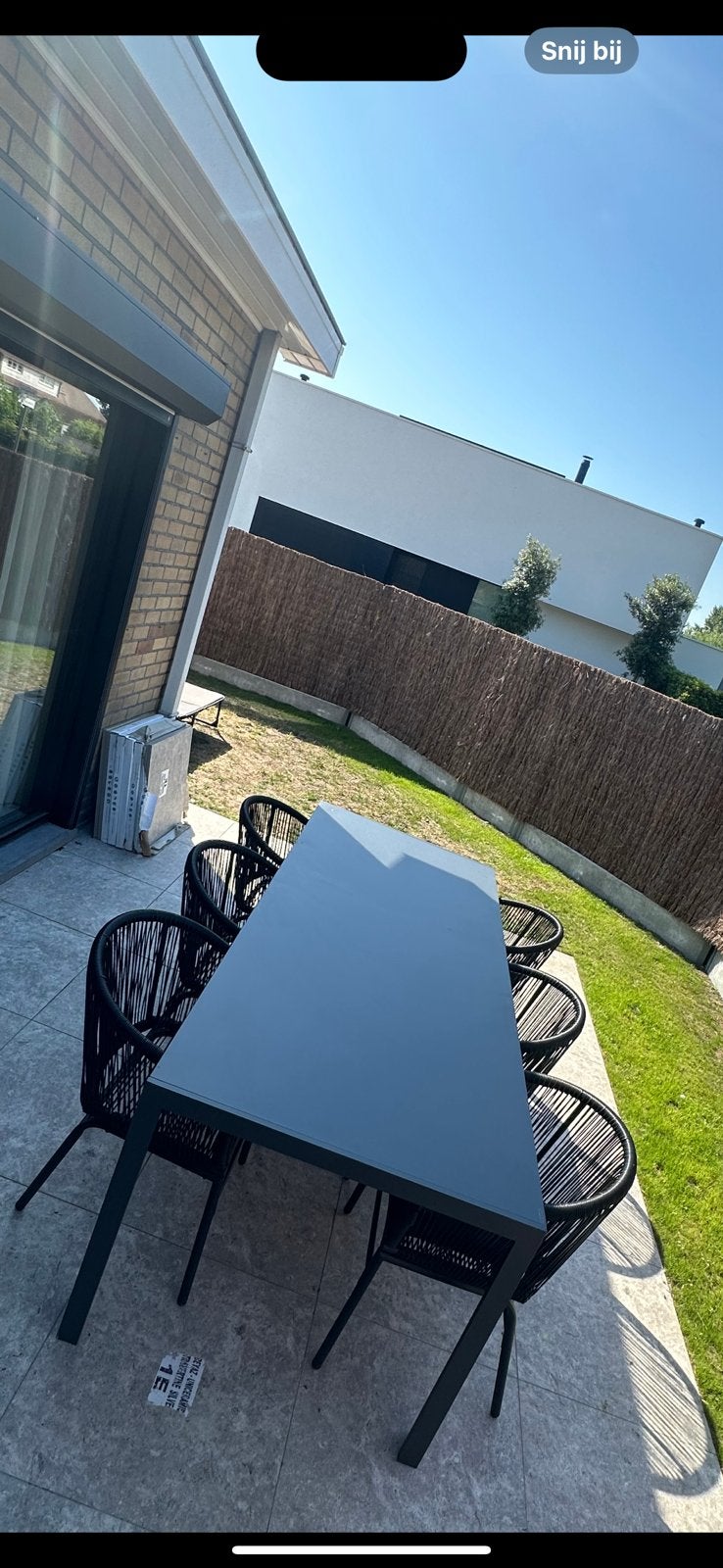 Enkel 6 tuinstoelen( tafel niet), Ophalen, Zo goed als nieuw, Overige materialen