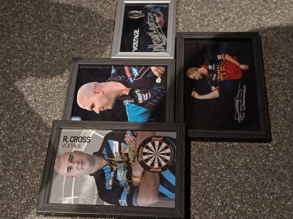 Gesigneerde items Rob Cross en Dimitri Van Den Bergh, Ophalen of Verzenden