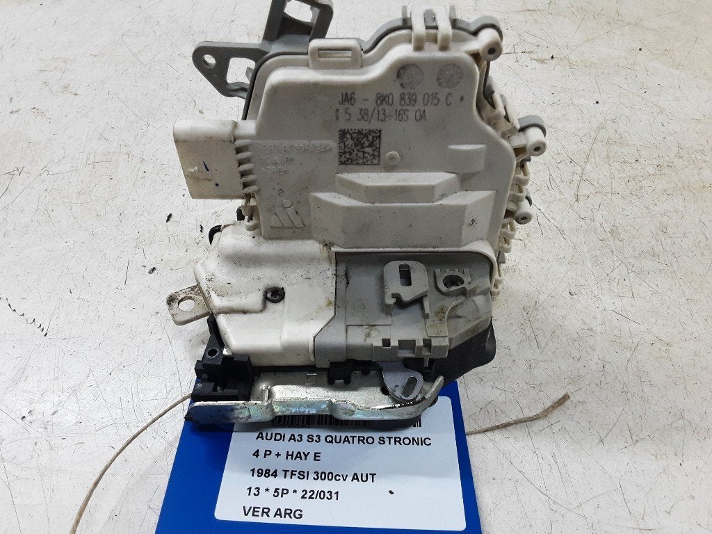 PORTIERSLOT LINKS ACHTER Audi S3 Sportback (8VA / 8VF), Auto-onderdelen, Carrosserie, Audi, Achter, Links, Gebruikt