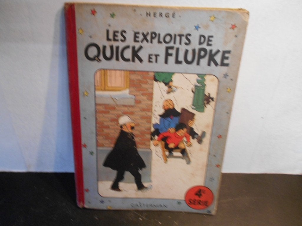 les expositions de QUICK et FLUPKE 4ème série, carton, Enlèvement ou Envoi