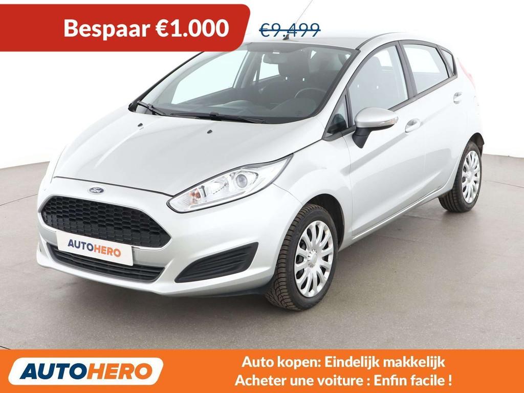 Ford Fiesta 1.0 Trend (bj 2017), Auto's, Voorwielaandrijving, Gebruikt, Start-stop-systeem, Zilver of Grijs