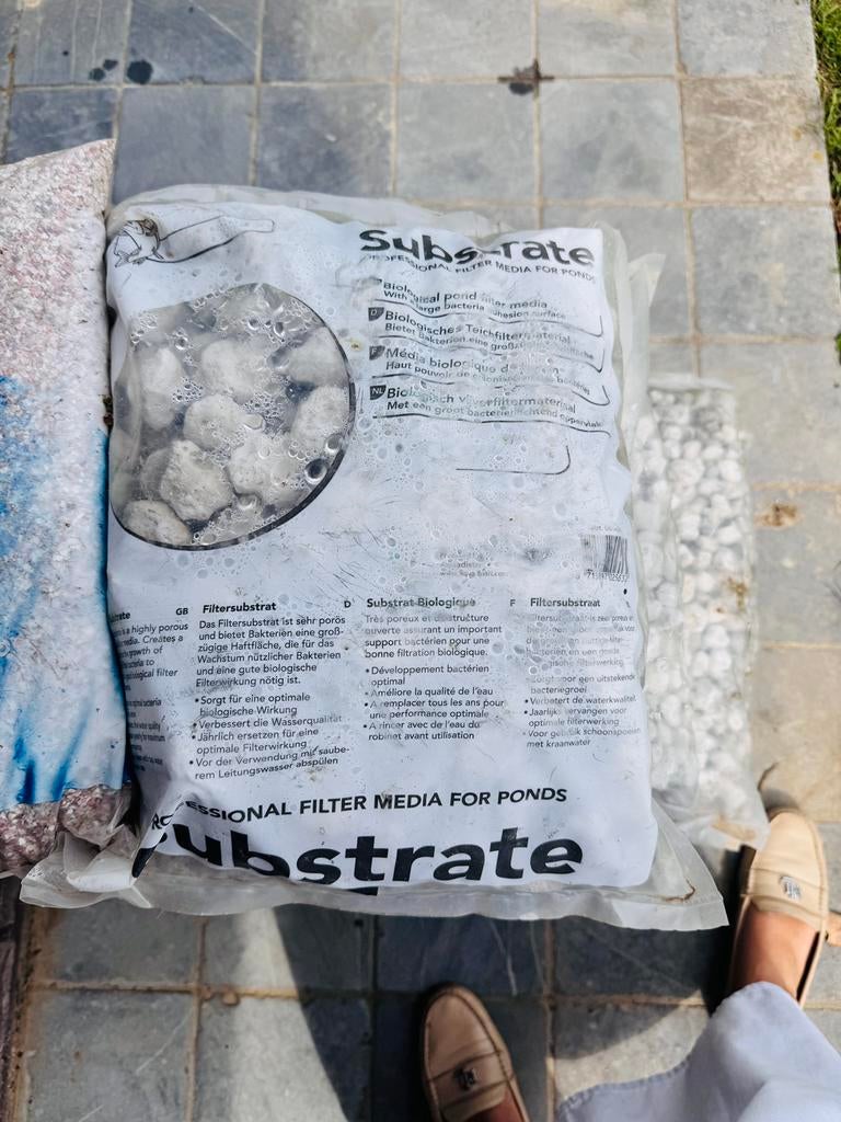 10 sacs de substrat pour bassin, Enlèvement, Neuf