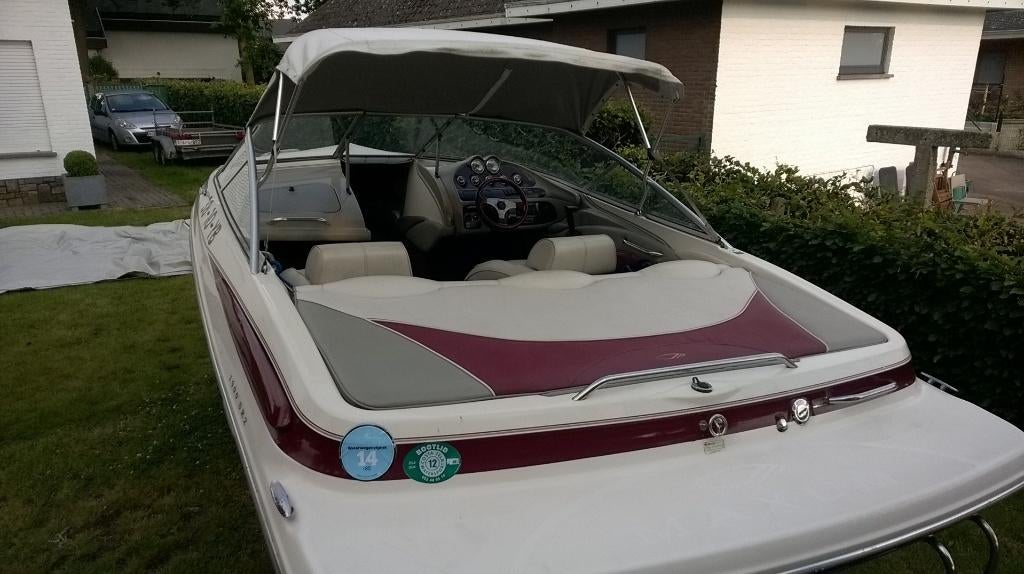 Maxum 1900 SR2, bateau,moteur avec remorque Riba homologuée, Sports nautiques & Bateaux, Speedboat, 50 cm, 6 m, Enlèvement, Utilisé