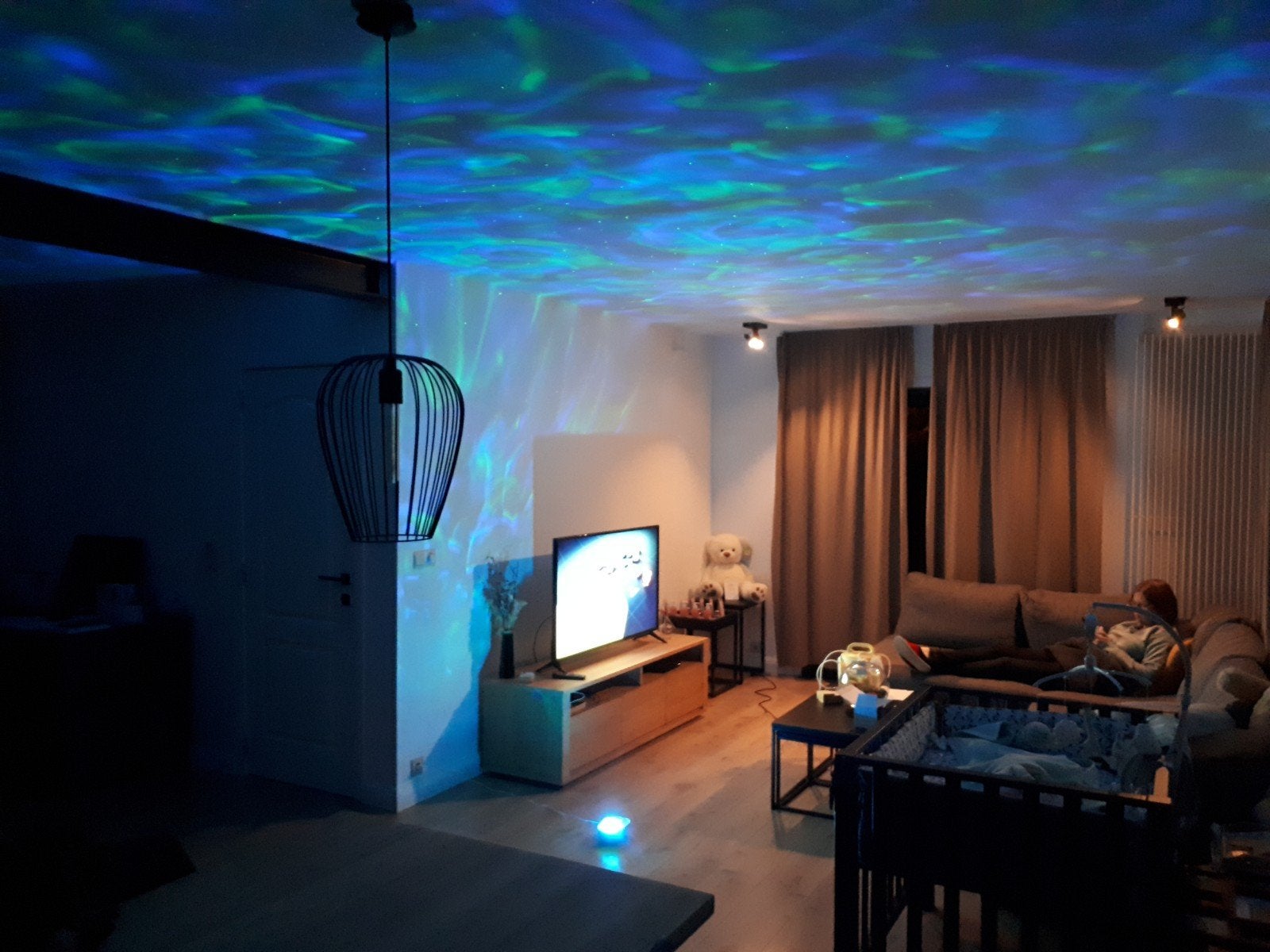 Lampe ciel étoilé pour bébés