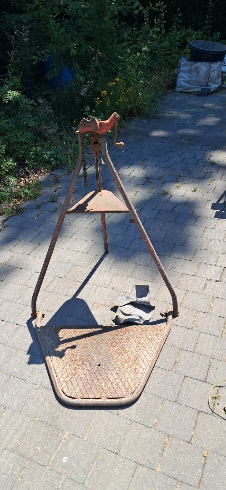 Driepikkel, Ophalen