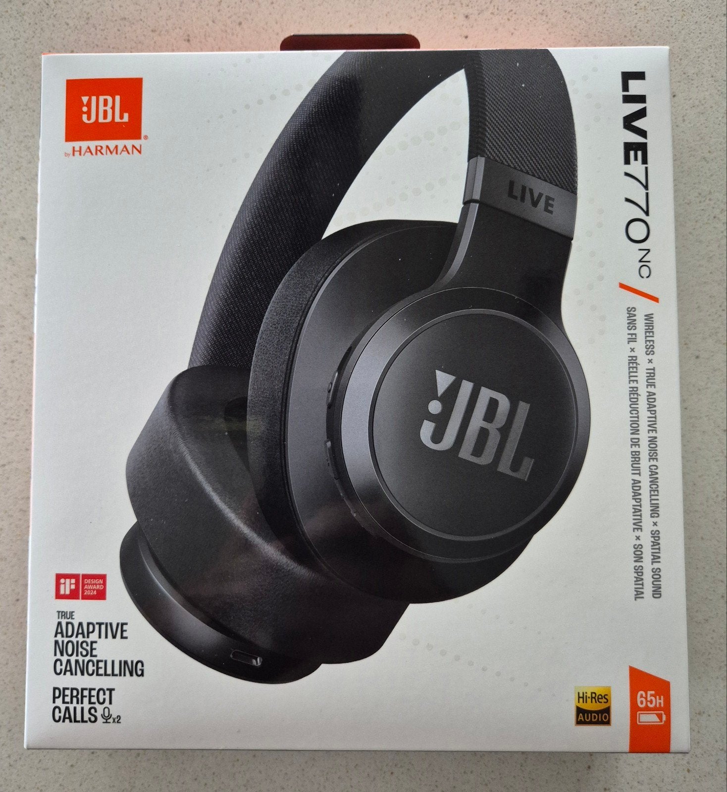 JBL LIVE770nc hoofdtelefoon, Audio, Tv en Foto, JBL, Nieuw, Ophalen of Verzenden, Draadloos