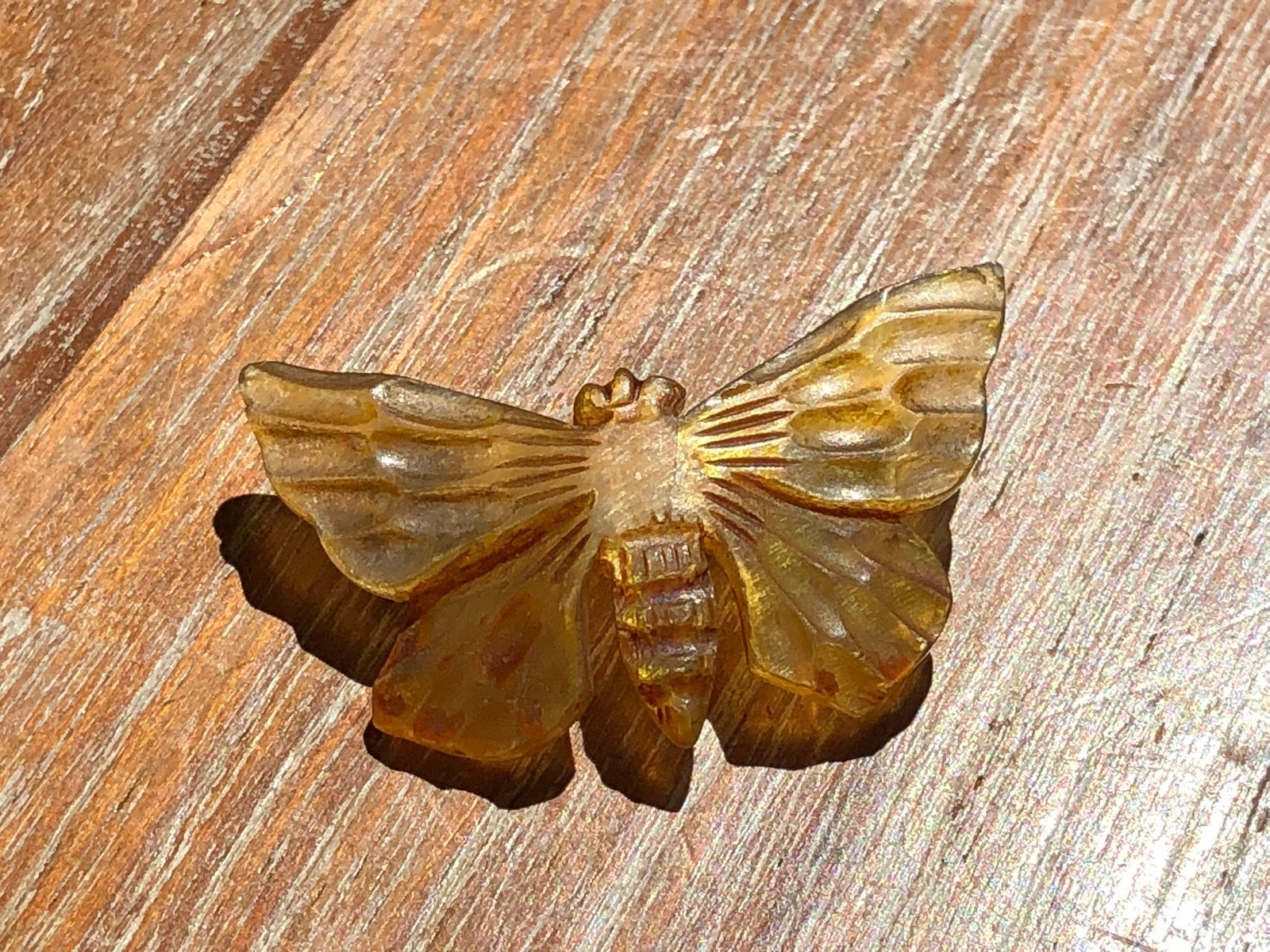 Magnifique broche en corne, Enlèvement ou Envoi, Comme neuf